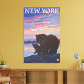 Toile New YorkBear et Cub (Insitu(Salon))