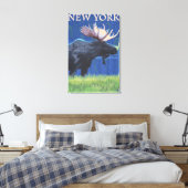 Toile New YorkMoose au clair de lune (Insitu(Chambre))