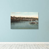 Toile Newburgh, New York - Vue du front de mer de la riv (Insitu (Plancher de Bois))