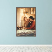 Toile Newly Weds Mrs&Mr Rocky Landscape Photo (Insitu (Plancher de Bois))