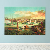 Toile Newport Beach, Rhode Island (1876) (Insitu (Plancher de Bois))