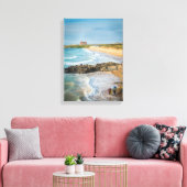Toile Newquay Fistral Beach au coucher du soleil (Insitu(Salon))