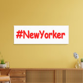 Toile "#NewYorker" Joli design. Commandez dès maintenant (Insitu(Salon))