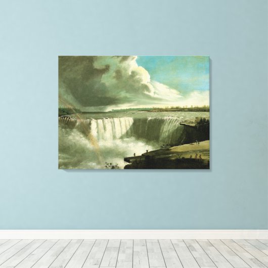 Toile Niagara Falls From Table Rock par John Vanderlyn (Insitu (Plancher de Bois))