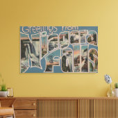 Toile Niagara Falls, New York - Grandes Lettres Scènes 2 (Insitu(Salon))