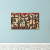 Toile Niagara Falls, New York - Grandes Lettres Scènes 3 (Insitu (Plancher de Bois))