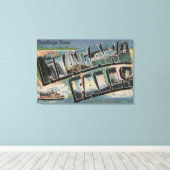 Toile Niagara Falls, New York - Scènes de grandes lettre (Insitu (Plancher de Bois))