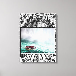 Toile Niagra Falls sur le bon côté