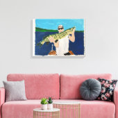 Toile Nice Catch Painted by Mark Elsen (Insitu(Salon))