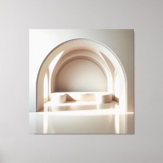 Toile Niche à fenêtre cintrée (Recto)