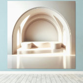 Toile Niche à fenêtre cintrée (Insitu (Plancher de Bois))