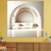 Toile Niche à fenêtre cintrée (Insitu(Salon))