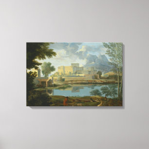 Toile Nicolas Poussin - Paysage au calme