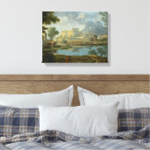 Toile Nicolas Poussin - Paysage au calme (Insitu(Chambre))