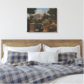 Toile Nicolas Poussin - Paysage avec Saint John (Insitu(Chambre))