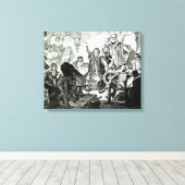 Toile Nicolaus Copernicus Expliquer sa théorie (Insitu (Plancher de Bois))
