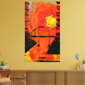 Toile Night Falls (Insitu(Salon))