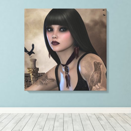 Toile Night Raven (Insitu (Plancher de Bois))