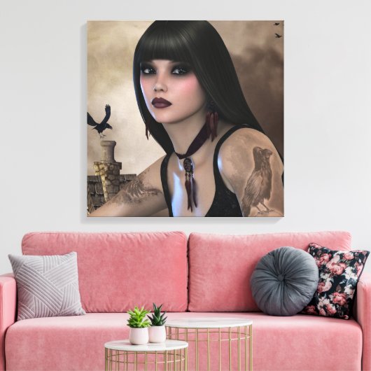 Toile Night Raven (Insitu(Salon))