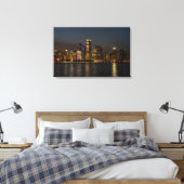 Toile Night Skyline Chicago Pano (Insitu(Chambre))