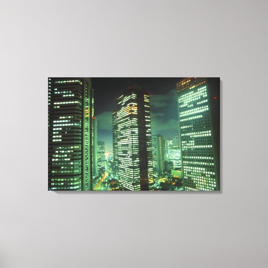 Toile Nightscape, Shinjuku, Tokyo, Japon (Recto)