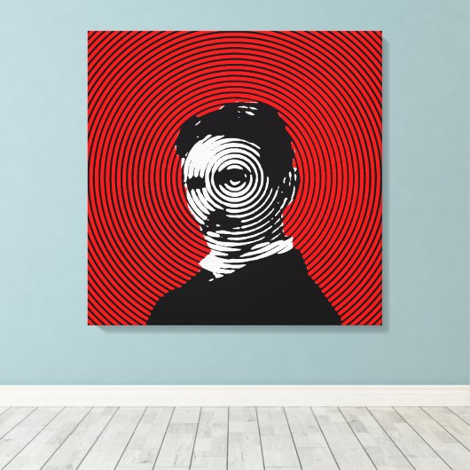 Toile Nikola Tesla (Insitu (Plancher de Bois))