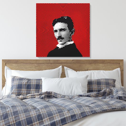 Toile Nikola Tesla (Insitu(Chambre))
