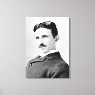 Toile Nikola Tesla Portrait
