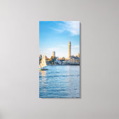 Toile Nile Reflections Beneath Cairo Tower (Recto)