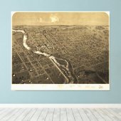 Toile Niles, Michigan (1868) (Insitu (Plancher de Bois))
