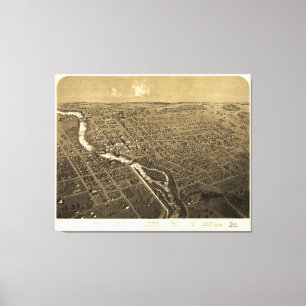 Toile Niles, Michigan (1868)