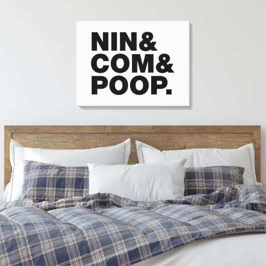 TOILE NIN & COM & POOP. (Insitu(Chambre))