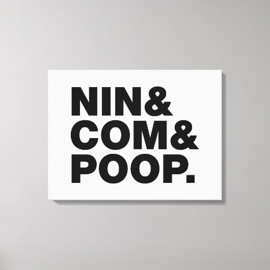 TOILE NIN & COM & POOP. (Recto)