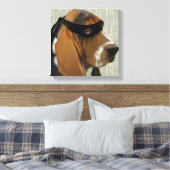 Toile Ninja Basset Hound Dog (Insitu(Chambre))