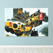 Toile Njiri L'Architecte (Insitu (Plancher de Bois))