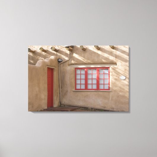 Toile NM, Nouveau-Mexique, Père Noël Fe, Canyon Road, lé (Recto)