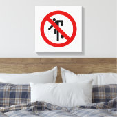 Toile NO Ball Games ⚠ Thai Park ⚠ (Insitu(Chambre))