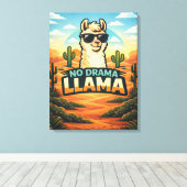 Toile No Drama Llama - Royaume des créatures (Insitu (Plancher de Bois))