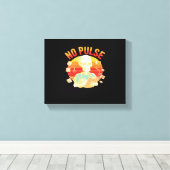 Toile No Pulse Skeleton Nurse Funny Médicale Halloween P (Insitu (Plancher de Bois))