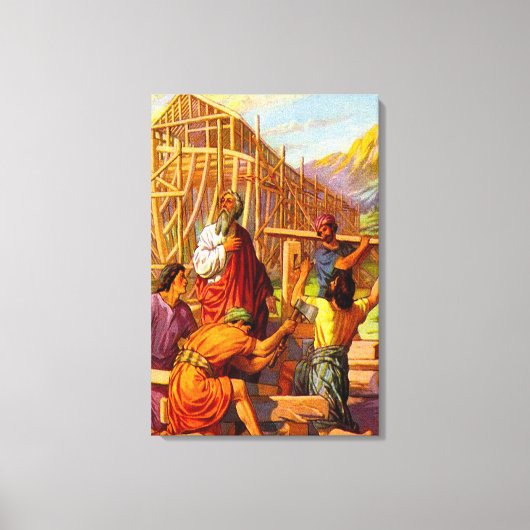 Toile Noah construit la Genèse Arc 6 (Recto)