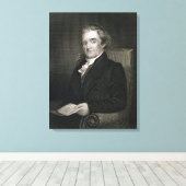 Toile Noah Webster (1758-1843) gravée par Frederick W. (Insitu (Plancher de Bois))