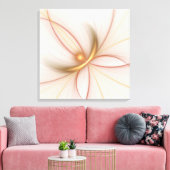 Toile Noble Cuivre Et Or Abstrait Art Fractal Moderne (Insitu(Salon))