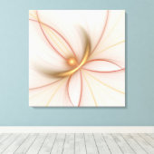 Toile Noble Cuivre Et Or Abstrait Art Fractal Moderne (Insitu (Plancher de Bois))