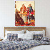 Toile Noblemen vénitien dans un café (Insitu(Chambre))