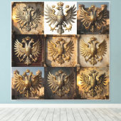 Toile Noblesse Éternelle du Double Aigle (Insitu (Plancher de Bois))