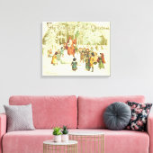 Toile Noël arrive (Insitu(Salon))