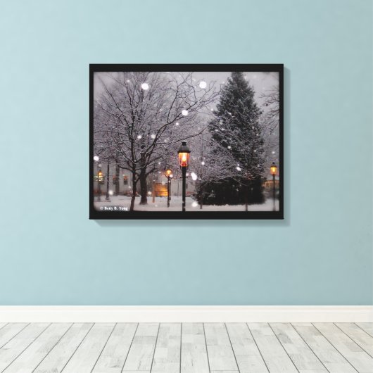 Toile Noël blanc (Insitu (Plancher de Bois))