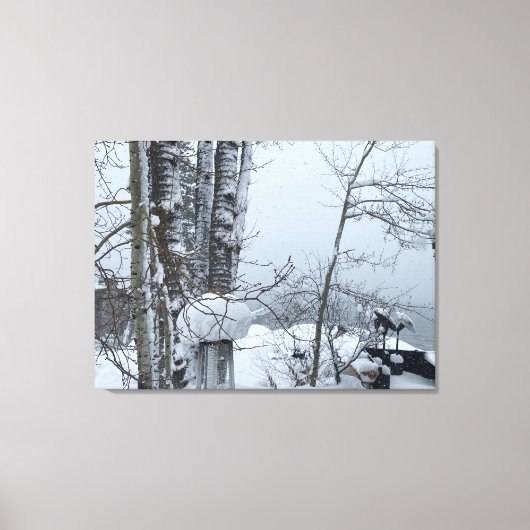 Toile Noël blanc (Recto)