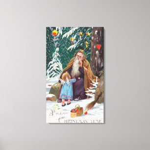 Toile Noël de père de temps de Noël heureux avec