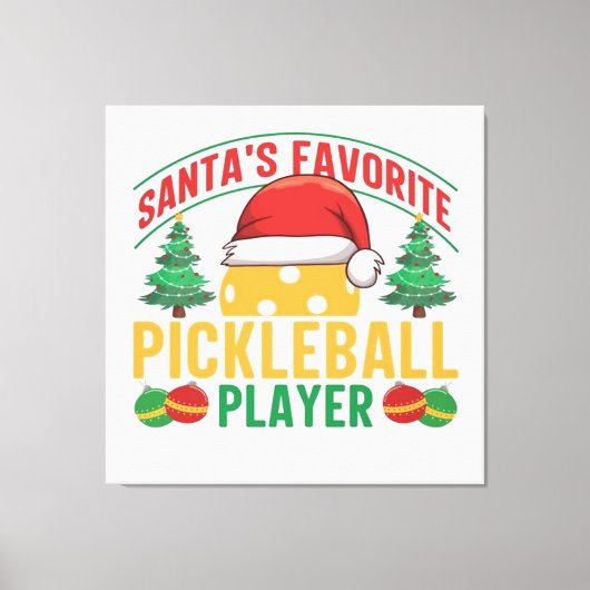 Toile Noël de Pickball (Recto)